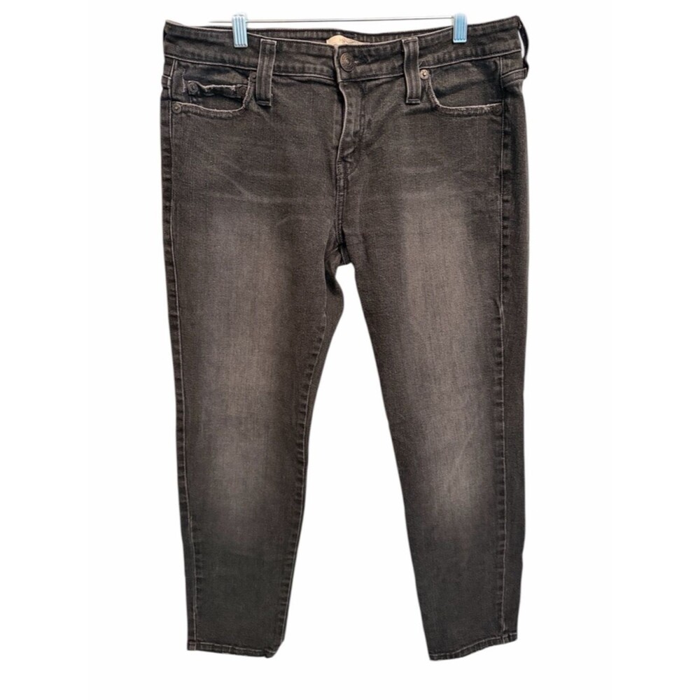 Levi's 545 Low Black Washed Skinny Jeans. Size 12 M